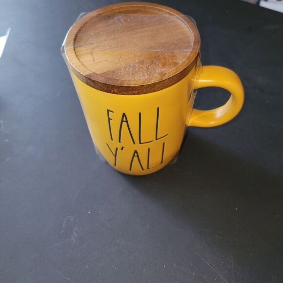 New Rae Dunn Fall Y'all Mug w/ Lid - Picture 3 of 9